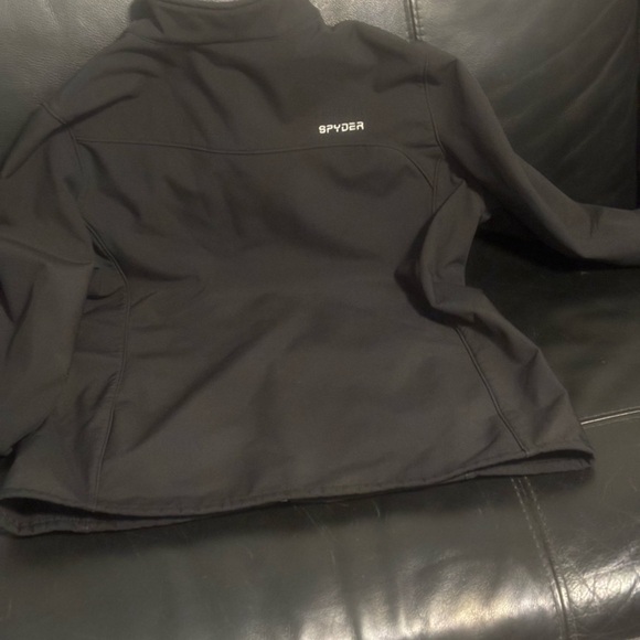 Spyder Dark Gray Softshell Jacket - Picture 1 of 2